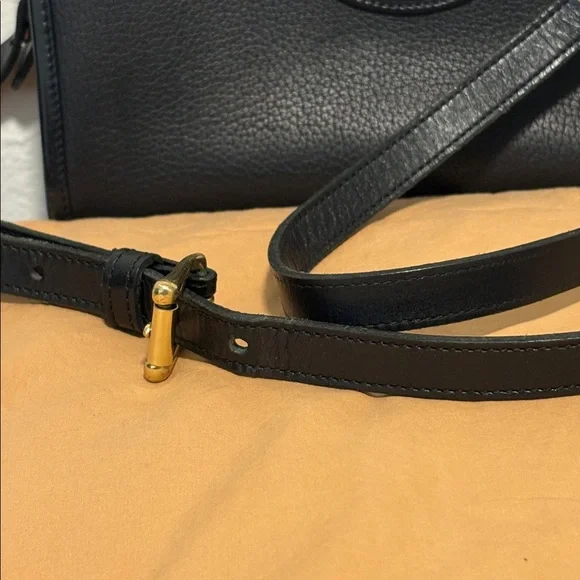 Dooney & Bourke Vintage All Weather Leather Black Leather Crossbody Bag - Picture 5 of 12